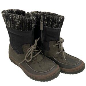 New Merrell Decora Bolero Winter Hiking Ankle Boots Navy Blue Grey Size 6